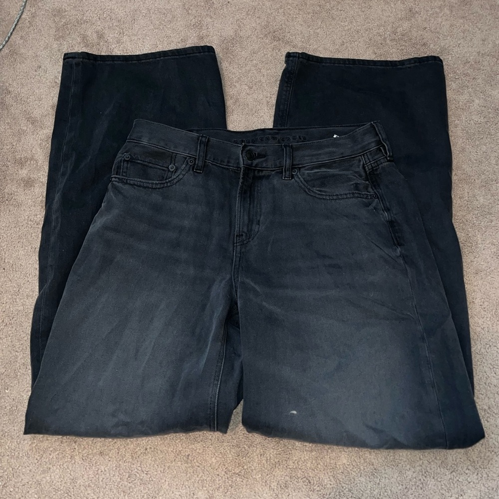 AE black baggy jeans